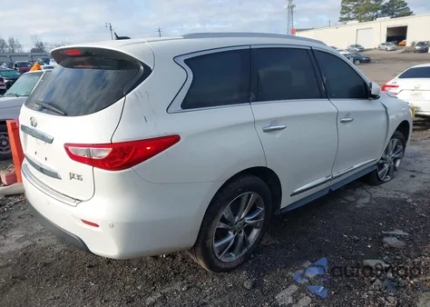 2013 Infiniti Jx35 z USA, uszkodzony, nr VIN 5N1AL0MM1DC346664
